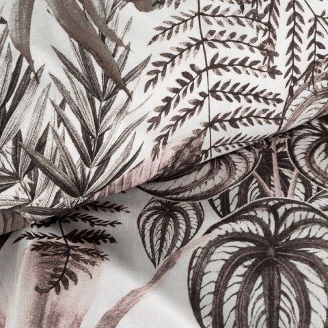 KOMPLET POŚCIELI BAWEŁNIANEJ DAVOS 220 X 200 CM FIOLETOWY