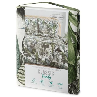 KOMPLET POŚCIELI BAWEŁNIANEJ DAVOS 220 X 200 CM ZIELONY