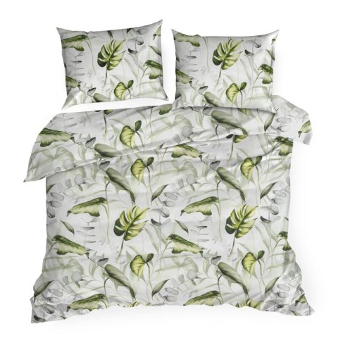 KOMPLET POŚCIELI BAWEŁNIANEJ ELLEN 140 X 200 CM BIAŁY