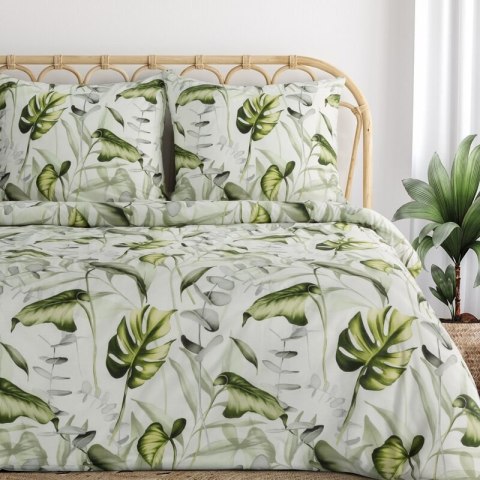 KOMPLET POŚCIELI BAWEŁNIANEJ ELLEN 160 X 200 CM BIAŁY