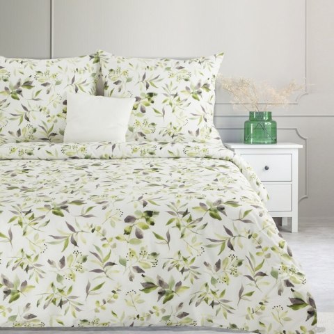 KOMPLET POŚCIELI BAWEŁNIANEJ MILI 220 X 200 CM BIAŁY