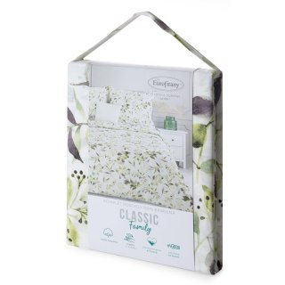 KOMPLET POŚCIELI BAWEŁNIANEJ MILI 220 X 200 CM BIAŁY