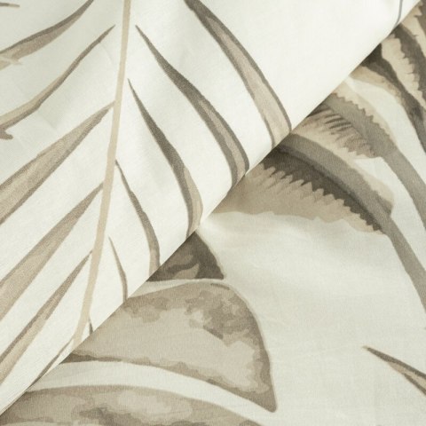 KOMPLET POŚCIELI BAWEŁNIANEJ NINA 140 X 200 CM BEŻOWY