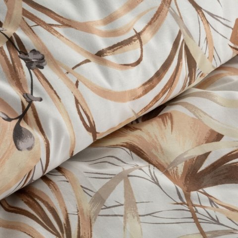 KOMPLET POŚCIELI BAWEŁNIANEJ POLA 160 X 200 CM BIAŁY