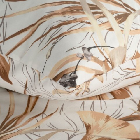 KOMPLET POŚCIELI BAWEŁNIANEJ POLA 160 X 200 CM BIAŁY