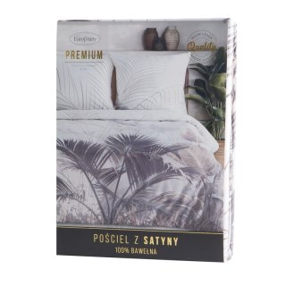 KOMPLET POŚCIELI SATYNOWEJ PREMIUM23 160 X 200 CM KREMOWY