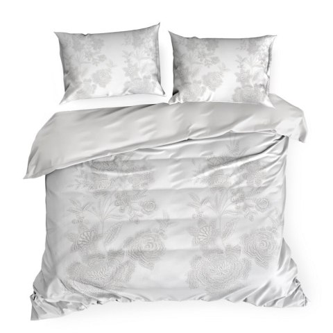 KOMPLET POŚCIELI SATYNOWEJ PREMIUM27 160 X 200 CM BIAŁY