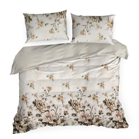 KOMPLET POŚCIELI SATYNOWEJ SPRING 41 220 X 200 CM JASNOKREMOWY