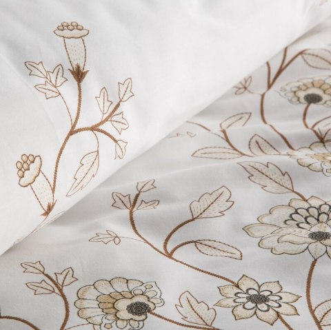 KOMPLET POŚCIELI SATYNOWEJ SPRING 44 160 X 200 CM BIAŁY