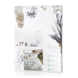 KOMPLET POŚCIELI SATYNOWEJ SPRING 49 160 X 200 CM BIAŁY