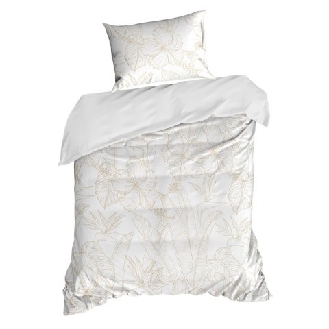 KOMPLET POŚCIELI SATYNOWEJ SPRING 50 220 X 200 CM BIAŁY