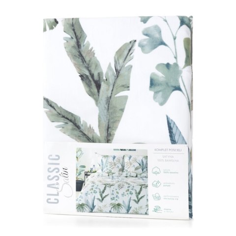 KOMPLET POŚCIELI SATYNOWEJ SPRING 52 220 X 200 CM BIAŁY