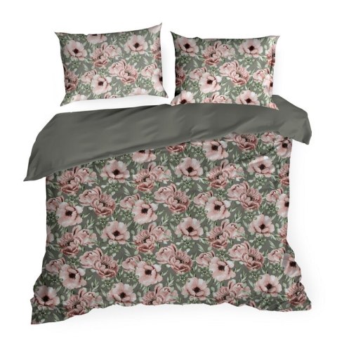 KOMPLET POŚCIELI SATYNOWEJ SPRING 53 160 X 200 CM RÓŻOWY