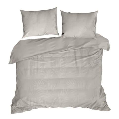 KOMPLET POŚCIELI ŻAK 160 X 200 CM SZAROBEŻOWY