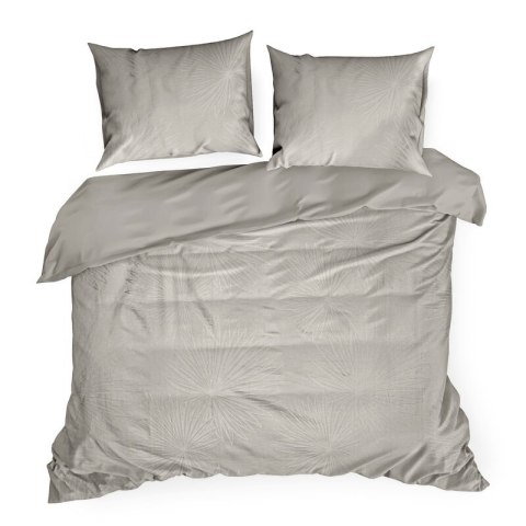 KOMPLET POŚCIELI ŻAK 220 X 200 CM SZAROBEŻOWY