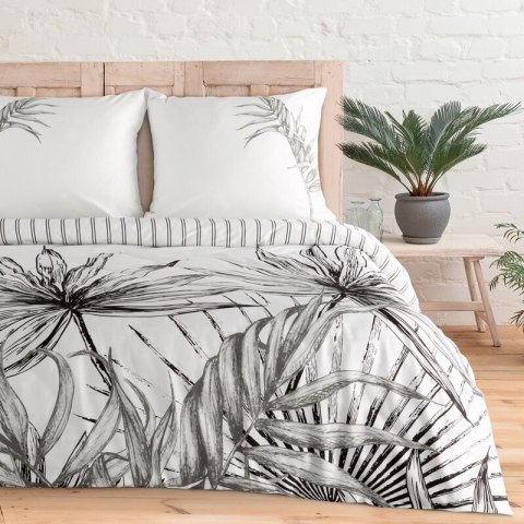 Pościel 220x200 cm bawełniana kolor biały, czarny styl nowoczesny PALOMA Eurofirany Premium