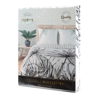 Pościel 220x200 cm bawełniana kolor biały, czarny styl nowoczesny PALOMA Eurofirany Premium