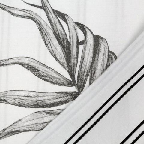 Pościel 220x200 cm bawełniana kolor biały, czarny styl nowoczesny PALOMA Eurofirany Premium