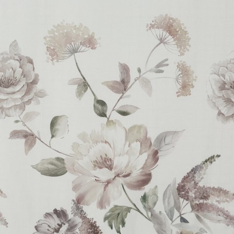 Pościel 160x200 cm bawełniana kolor biały, pudrowy z motywem kwiatowym ROSALIA Eurofirany Premium