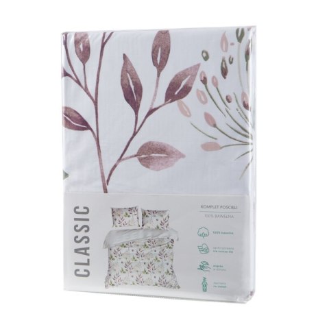 KOMPLET POŚCIELI BAWEŁNIANEJ SONIA 36 140 X 200 CM JASNOKREMOWY