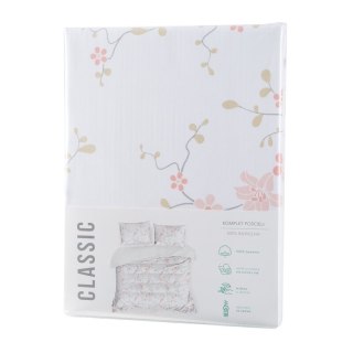 KOMPLET POŚCIELI BAWEŁNIANEJ SONIA 37 220 X 200 CM BIAŁY