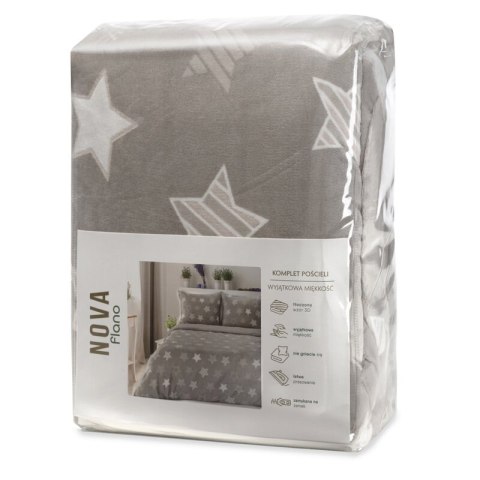 KOMPLET POŚCIELI FLANO 4 160 X 200 CM BEŻOWY