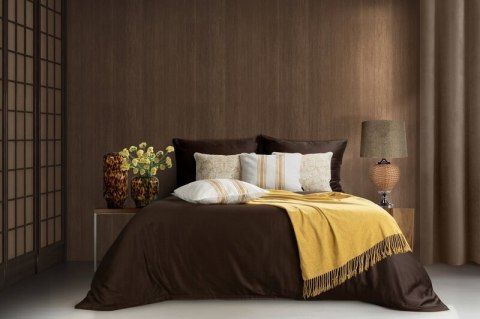 KOMPLET POŚCIELI NOVA3 160 X 200 CM BRĄZOWY
