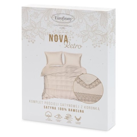 KOMPLET POŚCIELI RETRO 5 220 X 200 CM BEŻOWY