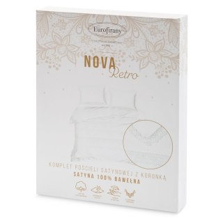KOMPLET POŚCIELI RETRO 5 220 X 200 CM BIAŁY