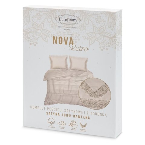 KOMPLET POŚCIELI RETRO 6 160 X 200 CM BEŻOWY