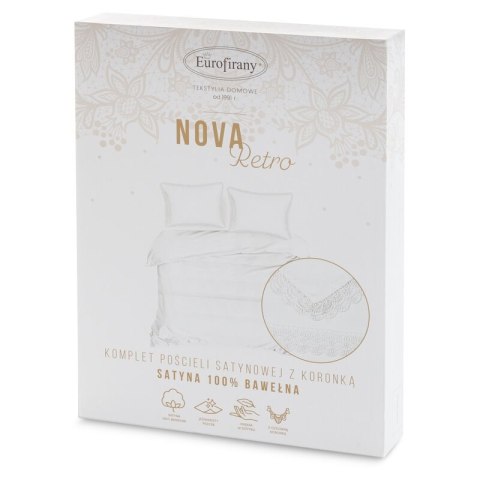 KOMPLET POŚCIELI RETRO 6 160 X 200 CM BIAŁY