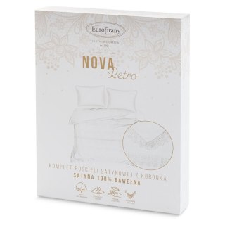 KOMPLET POŚCIELI RETRO 6 220 X 200 CM BIAŁY