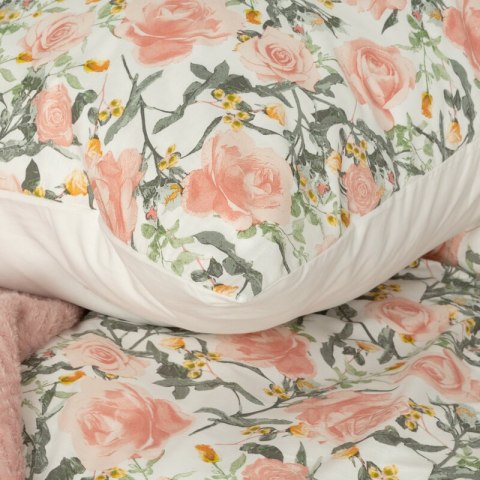 KOMPLET POŚCIELI BAWEŁNIANEJ SONIA 30 220 X 200 CM JASNOPOMARAŃCZOWY