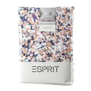 KOMPLET POŚCIELI ESPRIT 05 160 X 200 CM FIOLETOWY