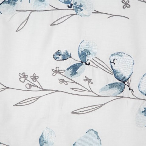 KOMPLET POŚCIELI SATYNOWEJ HAFT 220 X 200 CM BIAŁY