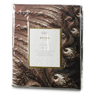 KOMPLET POŚCIELI SATYNOWEJ REINA 18 220 X 200 CM BRĄZOWY