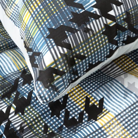 KOMPLET POŚCIELI W PUDEŁKU MANDY 220 X 200 CM NIEBIESKI