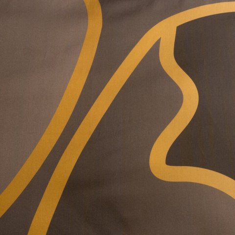 Pościel 160x200 cm z bawełny tencel kolor brązowy, miodowy z fantazyjnym wzorem ALISMA 1 Limited Collection