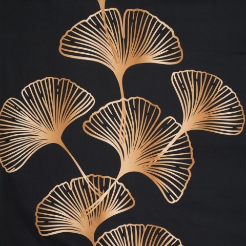 Pościel 160x200 cm z makosatyny bawełnianej kolor czarny, złoty z fantazyjnym wzorem VICTORIA 10 Limited Collection