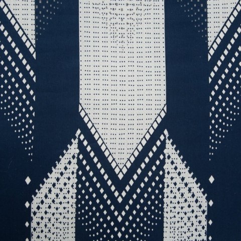 Pościel 160x200 cm bawełniana kolor biały, granatowy z nowoczesnym wzorem PALERMO 4 Terra Collection