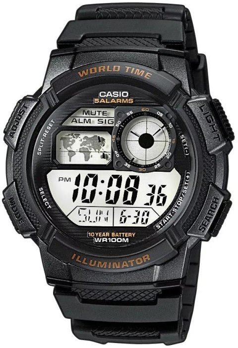 Zegarek Męski CASIO AE-1000W-1AVDF + BOX Zegarek Męski CASIO AE-1000W-1AVDF + BOX
