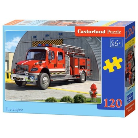 Puzzle 120el. fire engine CASTOR