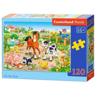 Puzzle 120el. on the farm CASTOR