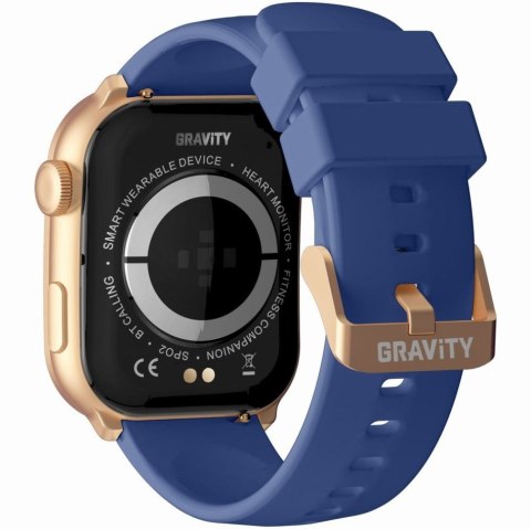 SMARTWATCH UNISEX GRAVITY GT28-8 - ROZMOWY BLUETOOTH, DODATKOWY PASEK (sg037g)