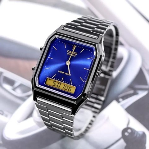 ZEGAREK UNISEX CASIO Vintage AQ-230GG-2A + BOX