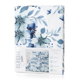 KOMPLET POŚCIELI SATYNOWEJ SPRING 54 220 X 200 CM NIEBIESKI