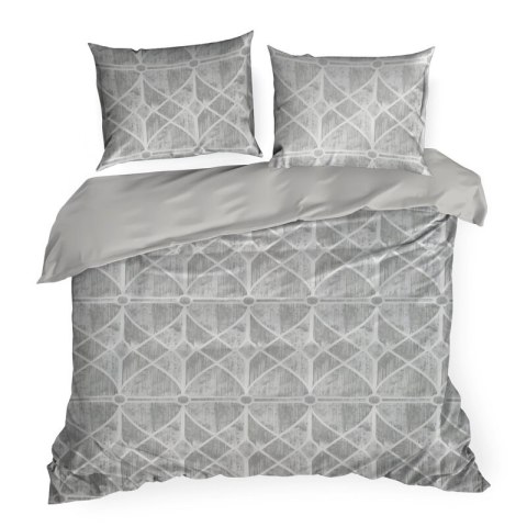 KOMPLET POŚCIELI SATYNOWEJ SPRING 55 140 X 200 CM SZARY