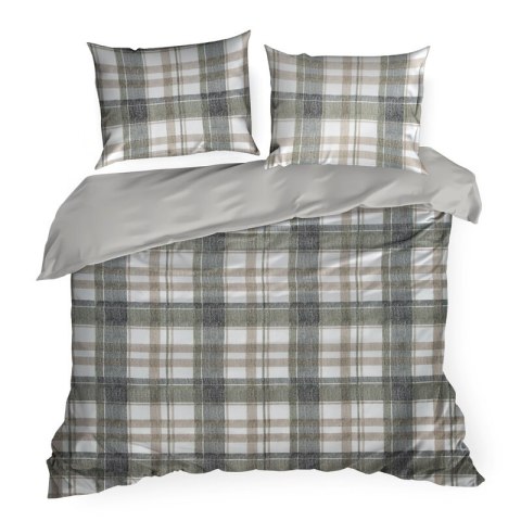 KOMPLET POŚCIELI SATYNOWEJ SPRING 58 140 X 200 CM SZARY