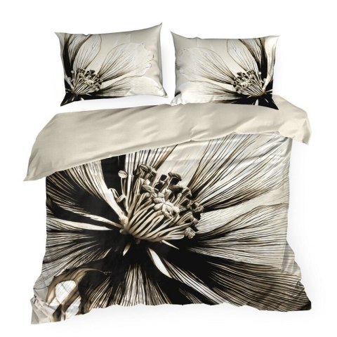 KOMPLET POŚCIELI SATYNOWEJ SPRING 78 220 X 200 CM JASNOBEŻOWY