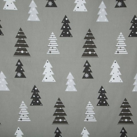 ŚWIĄTECZNY KOMPLET POŚCIELI LENON 220 X 200 CM STALOWY